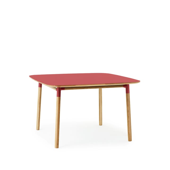 Form dining table - Red. oak legs. 120x120 cm - Normann Copenhagen