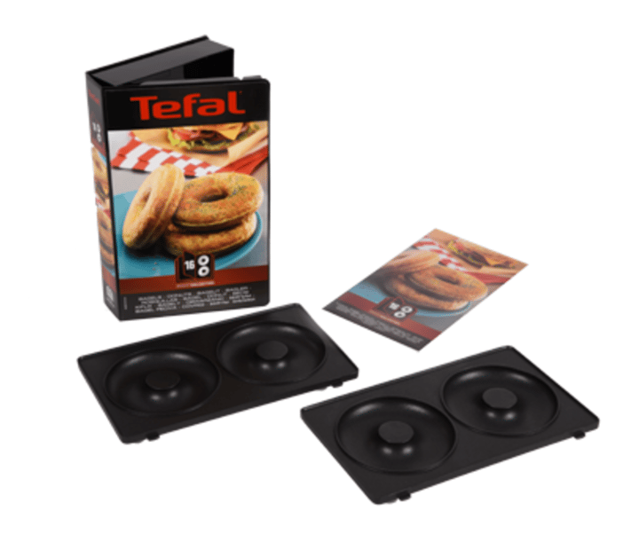 Snack Collection bagel plate for sandwich grill - Black - Tefal