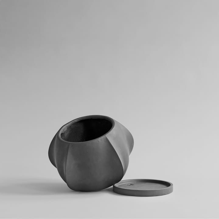 Arket flower pot mini Ø39.5 cm, Dark Grey 101 Copenhagen