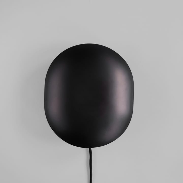 Clam wall lamp 26 cm, Burned black 101 Copenhagen