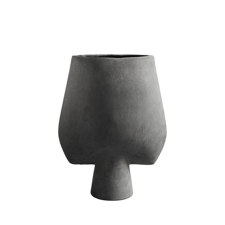 Sphere vase square Big Ø33 cm, Dark grey 101 Copenhagen