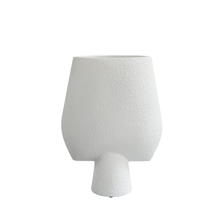 Sphere vase square Big Ø33 cm, White 101 Copenhagen