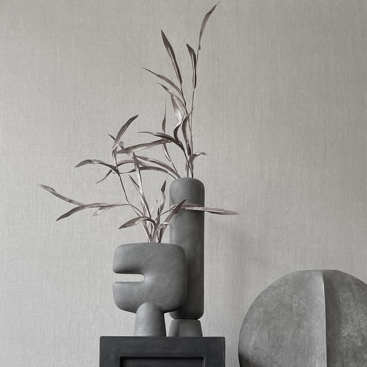 Tribal vase mini, Dark grey 101 Copenhagen