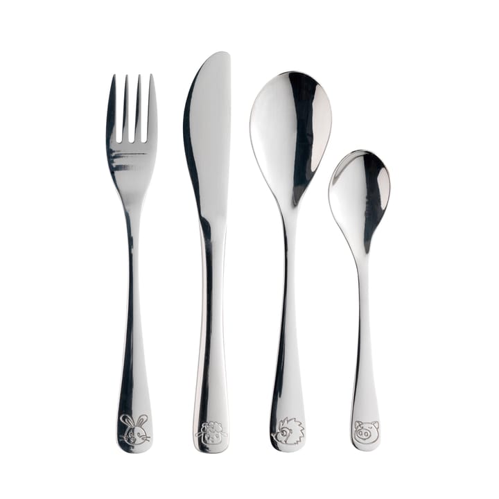 Aida children's cutlery 4 pieces - Steel - Aida