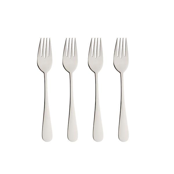 Atelier dinner fork 18.5 cm 4-pack, Stainless steel Aida