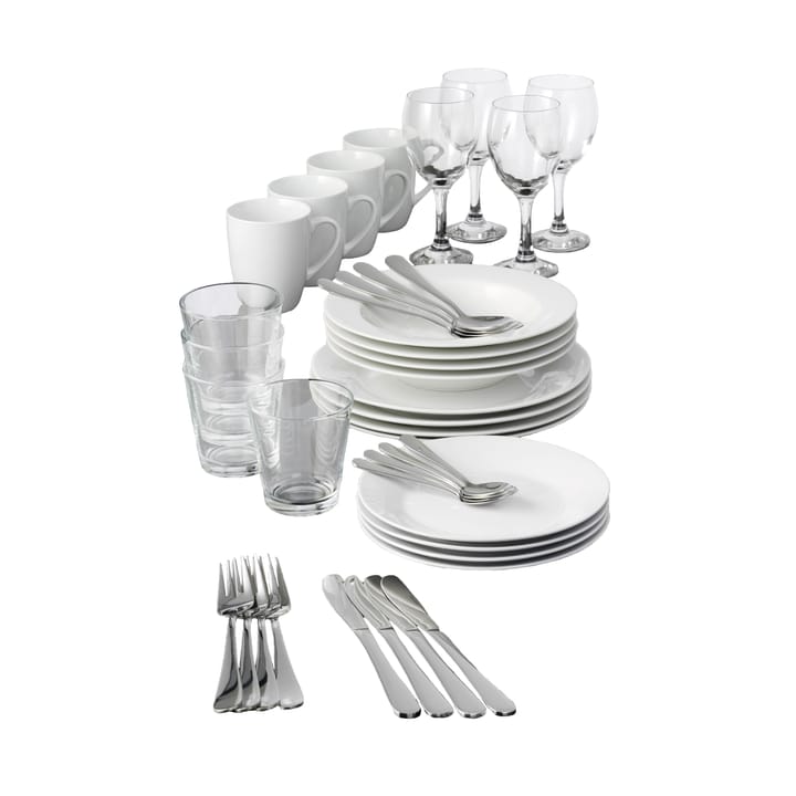 Café serviette set 40 pieces, 40 pieces Aida