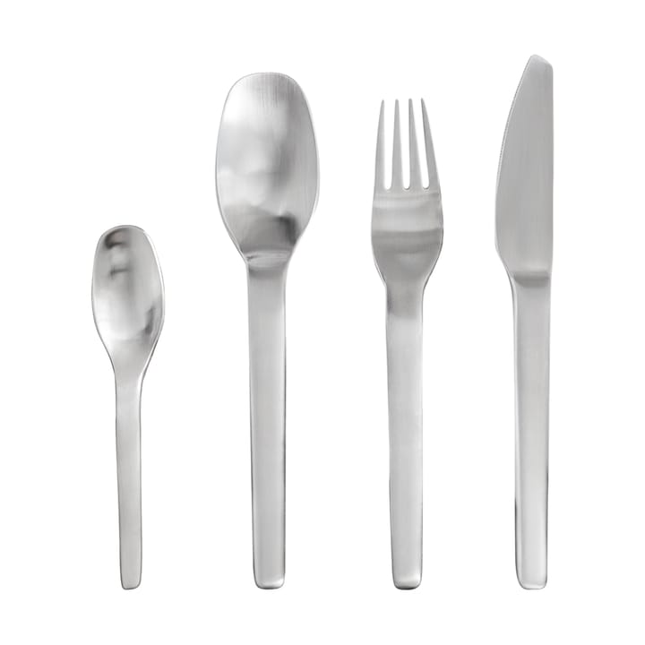 Enso cutlery 16 pieces, Satin (steel) Aida