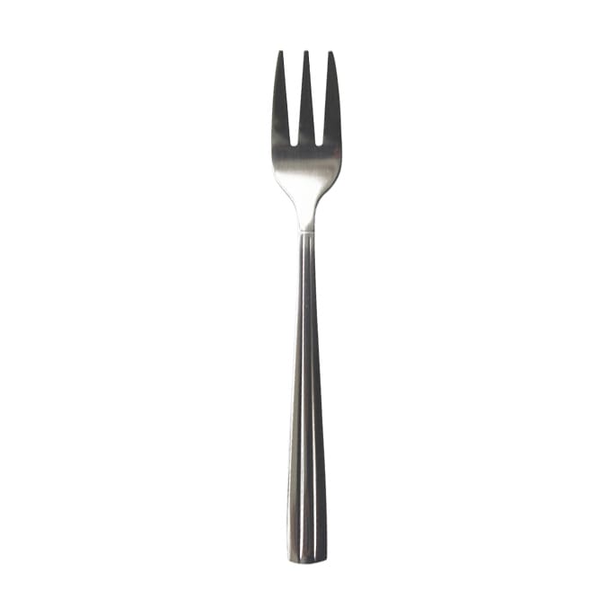 Groovy cake fork, stainless steel Aida