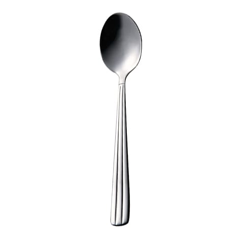 Groovy coffee spoon, stainless steel Aida