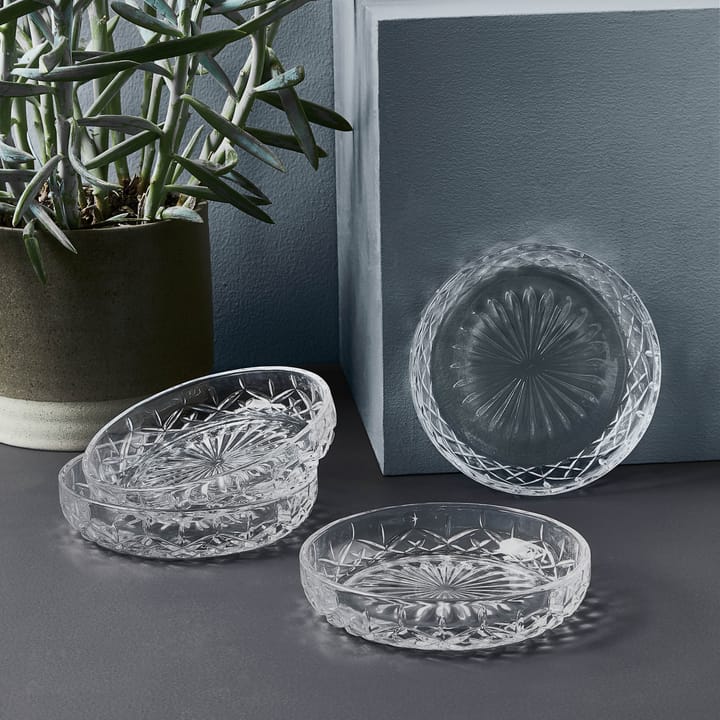 Harvey plate Ø16 cm 4-pack, Clear Aida