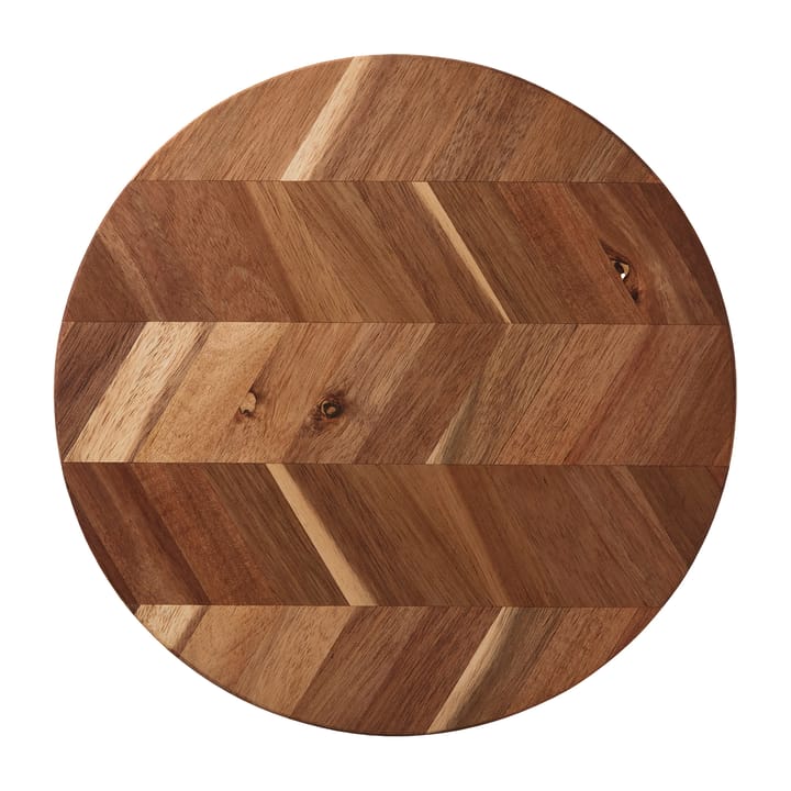 Herringbone cutting board Ø28 cm - Acacia - Aida