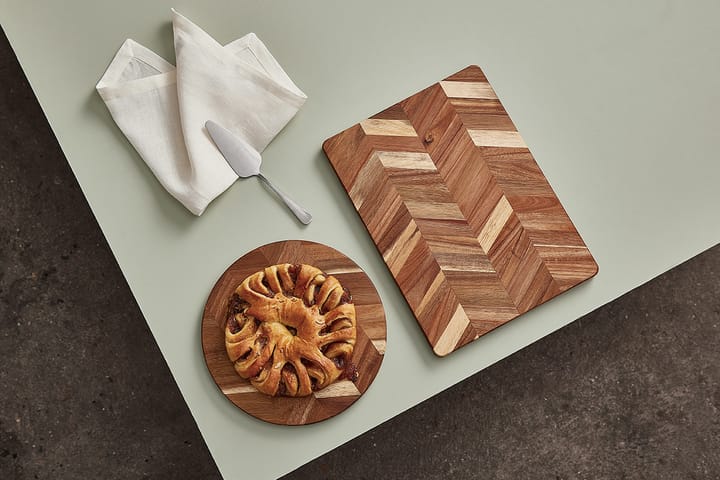 Herringbone cutting board 28x38 cm, Acacia Aida