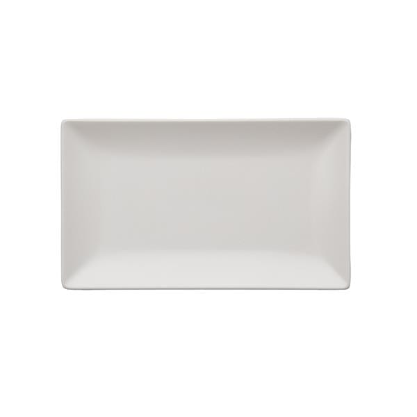 Quadro plate 25x15 cm, White Aida