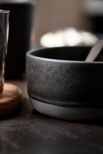 Raw bowl Ø13.5 cm - Titanium black - Aida