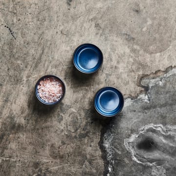 Raw bowl mini Ø7.5 cm 3-pack - midnight blue - Aida