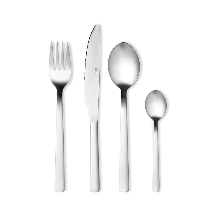 Raw cutlery set 16 pieces, Bright steel Aida