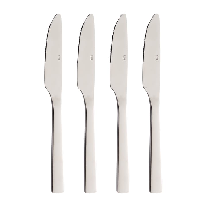 Raw dinner knife 4-pack, Stainless steel Aida