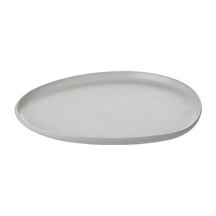 Raw Organic lunch plate 24x21 cm, Arctic White Aida