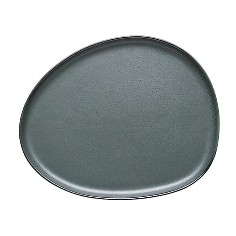 Raw Organic lunch plate 24x21 cm, Northern Green Aida