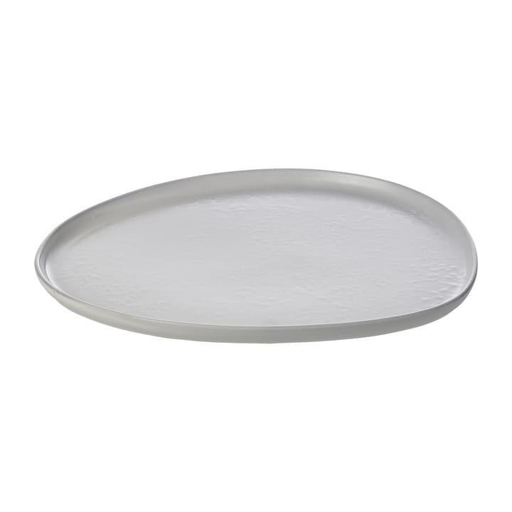 Raw Organic plate 29x25 cm, Arctic White Aida