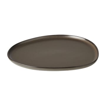 Raw Organic plate 29x25 cm - Metallic Brown - Aida