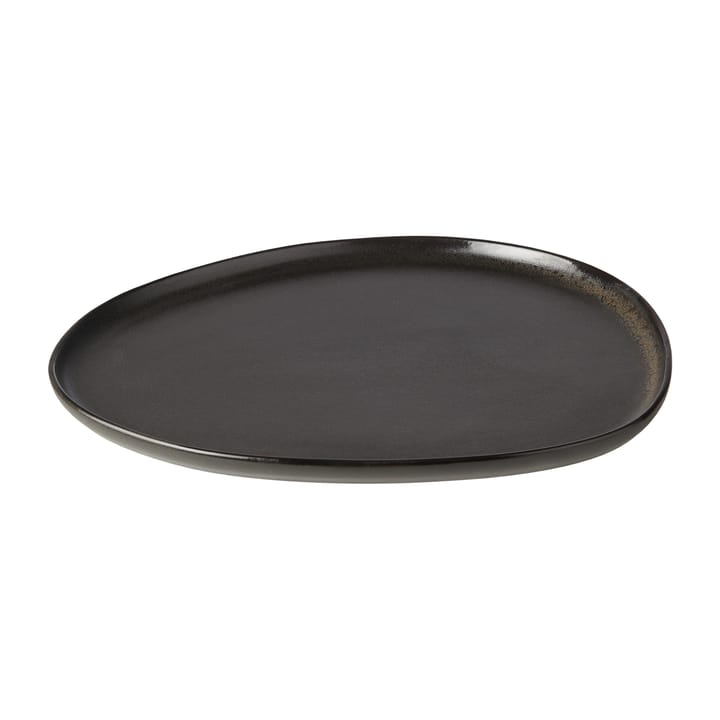 Raw Organic plate 29x25 cm, Titanium Black Aida