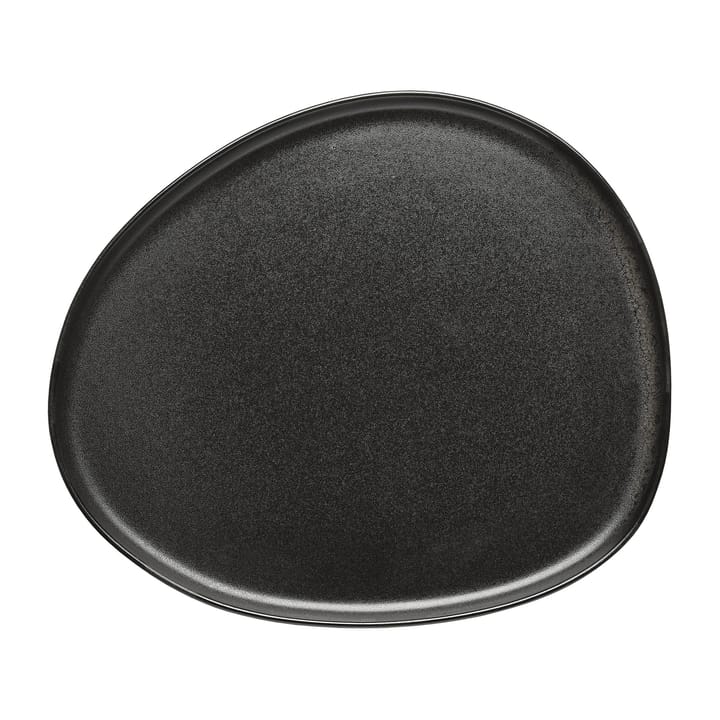 Raw Organic plate 29x25 cm, Titanium Black Aida