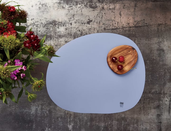 Raw placemat 41 x 33.5 cm, Stone blue Aida