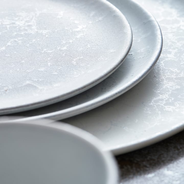 Raw plate Ø20 cm, Arctic white Aida