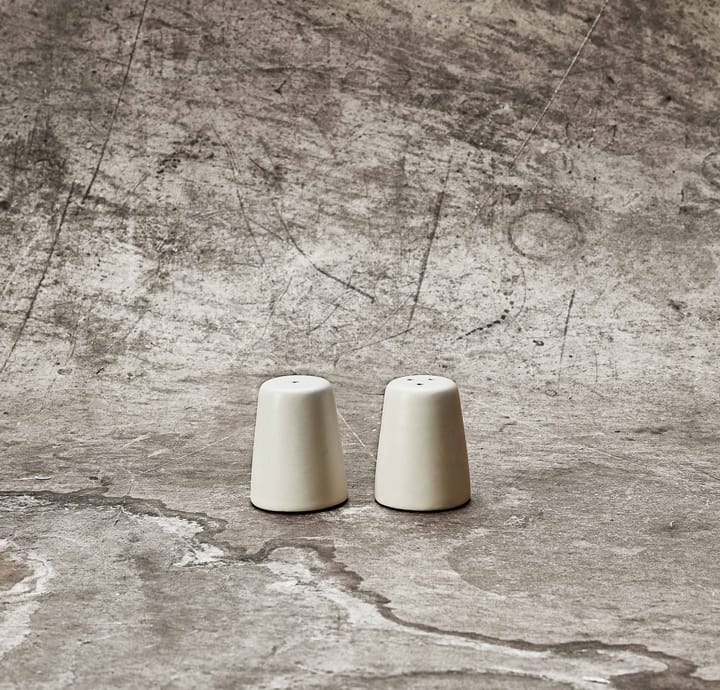 Raw salt and pepper set, Arctic white Aida