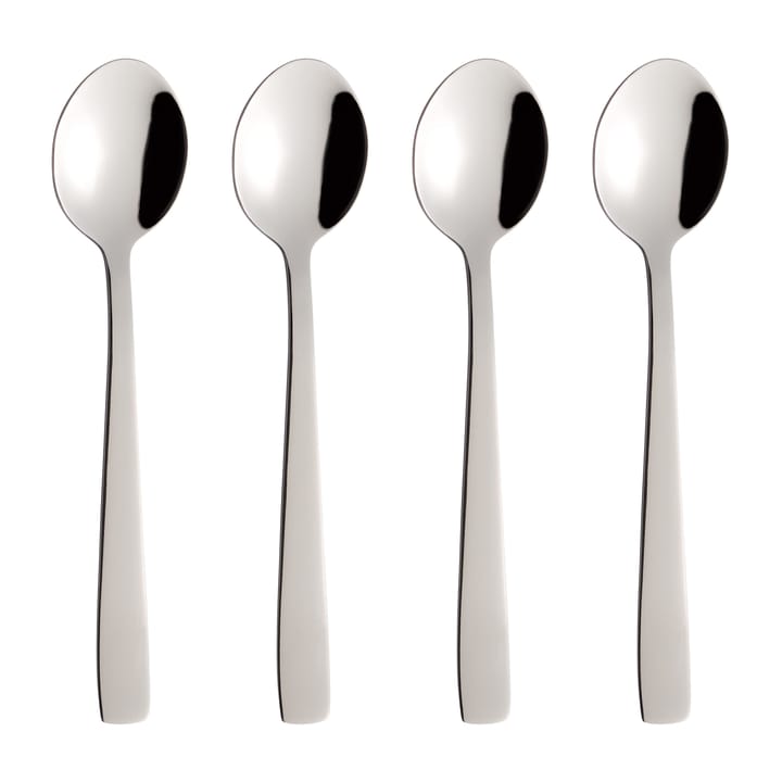 Raw teaspoon 4-pack - Stainless steel - Aida