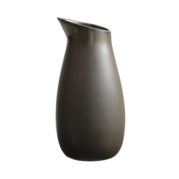 Raw water carafe stoneware 1.2 l, metallic brown Aida