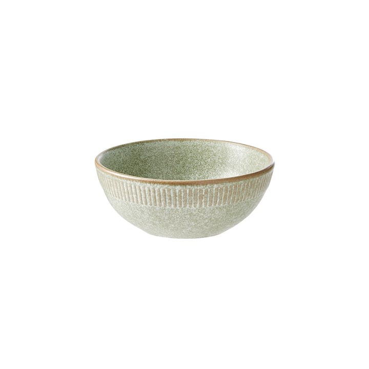 Relief bowl Ø14 cm, green Aida