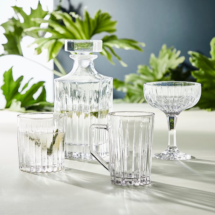 Relief carafe with lid, Clear Aida