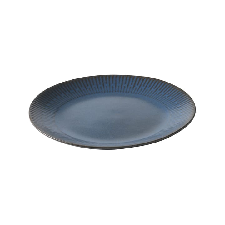 Relief plate 22 cm, blue Aida