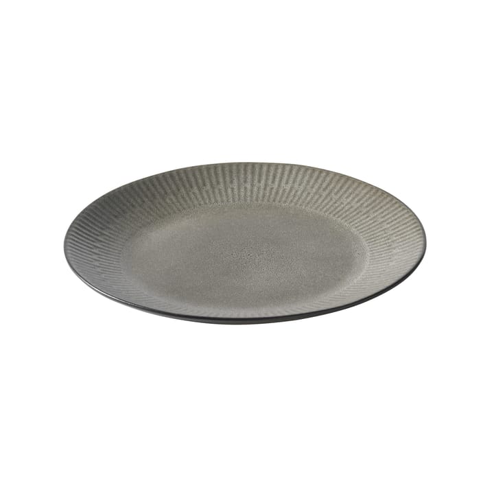 Relief plate 22 cm, grey Aida