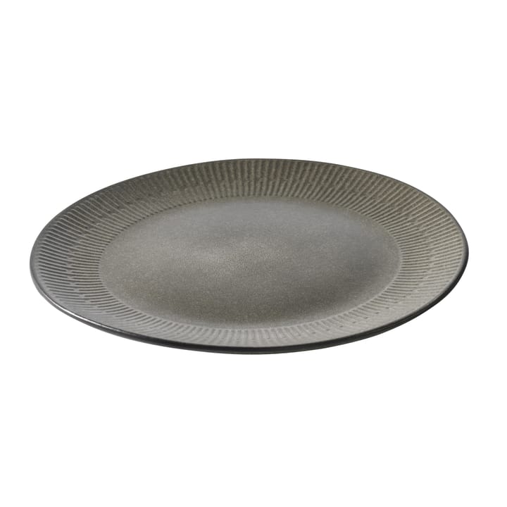 Relief plate 27 cm - grey - Aida