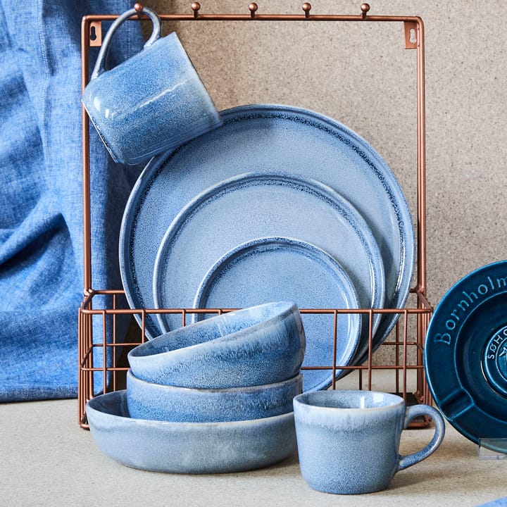 Søholm Sonja cup with saucer 2-pack, Blue Aida