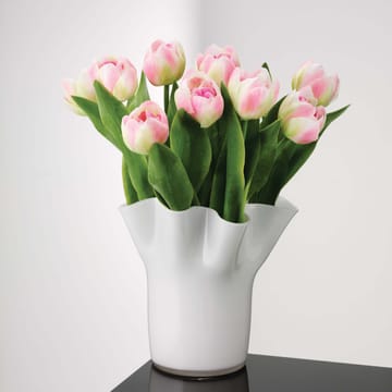 Tulip vase 20 cm - white - Aida