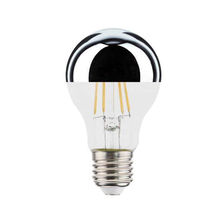 LED Top Mir light source, Transparent/silver, e27 a60, k2700 e27, 7w Airam