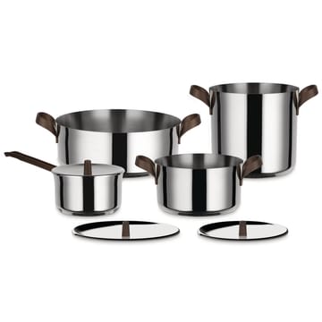 Edo pot set 4 pieces - stainless steel - Alessi