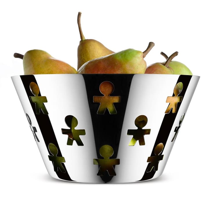 Girotondo fruit bowl high, stainless steel Alessi