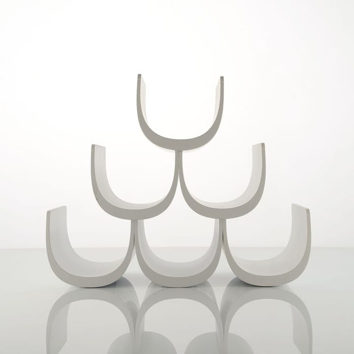 Noè Wine rack, White Alessi