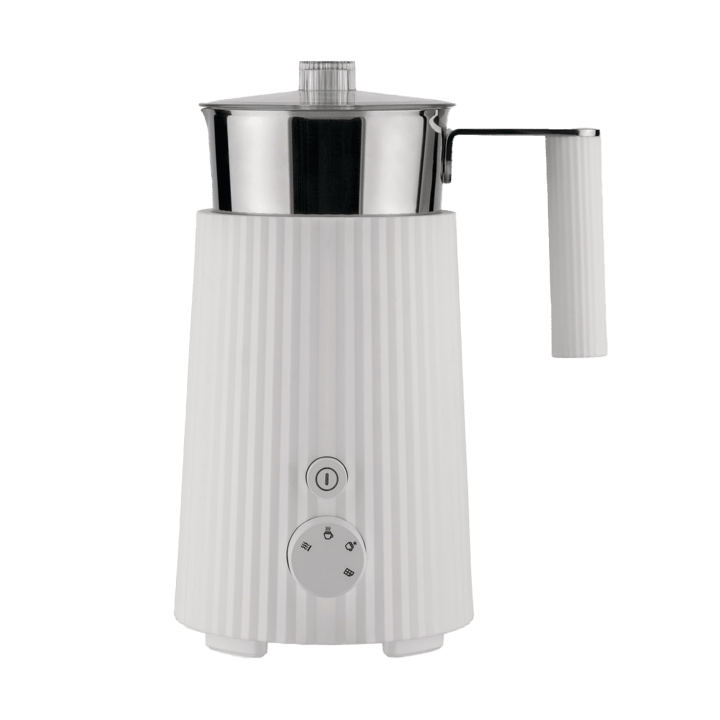 Plissé Milk Frother 35 cl - White - Alessi