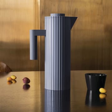 Plissé thermos jug 1 L - Grey - Alessi