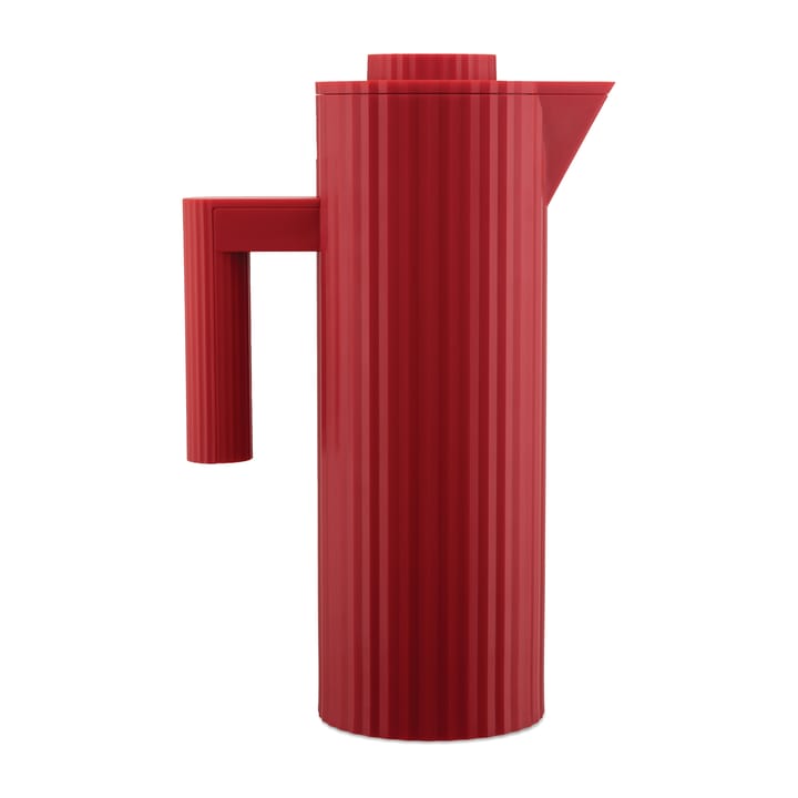 Plissé thermos jug 1 L, Red Alessi