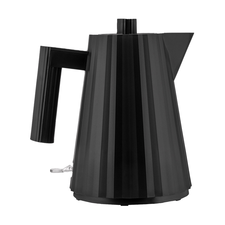 Plissé water kettle 1 l - Black - Alessi