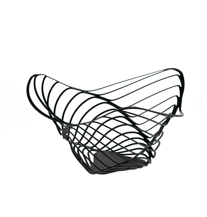 Trinity high fruit basket 33 cm - Black - Alessi