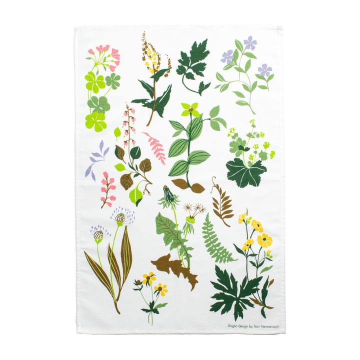 Ängsö kitchen towel 47x70 cm, White-multi Almedahls