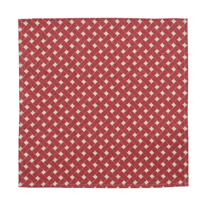 Basket napkin 45x45 cm 2-pack - Red - Almedahls